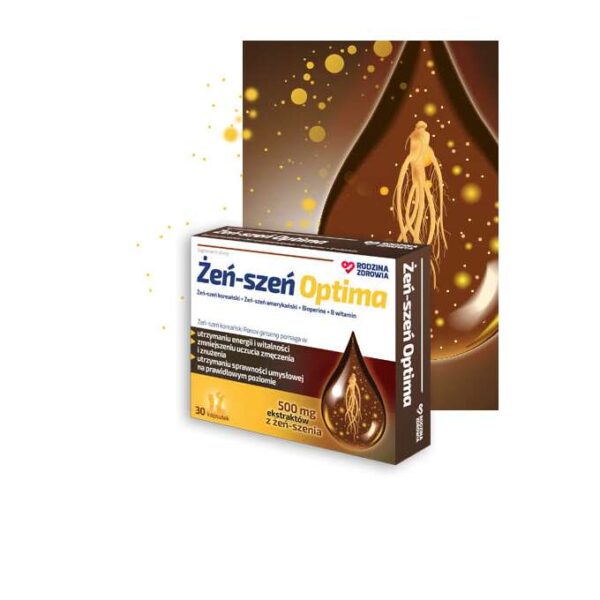 Health Family Ginseng Optima 30 Kapseln Vitamine und Spurenelemente