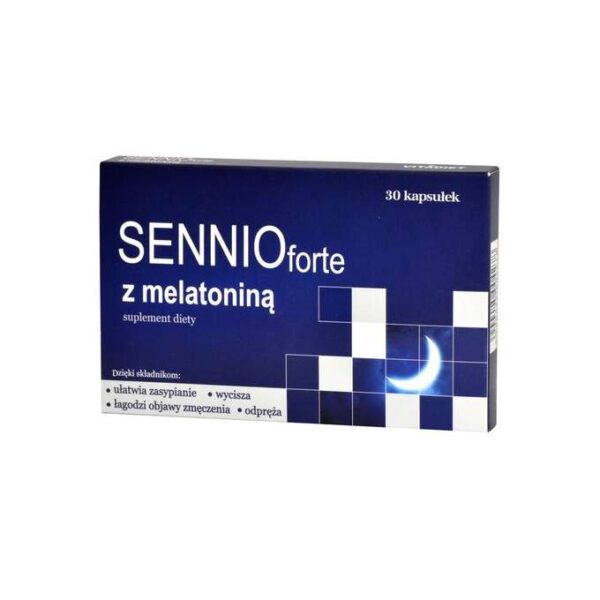 Sennio forte mit Melatonin 30 Kapseln Wohlsein