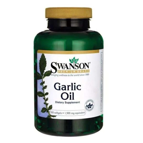 Swanson Knoblauchöl 500 Gel-Kapseln Immunität des Körpers