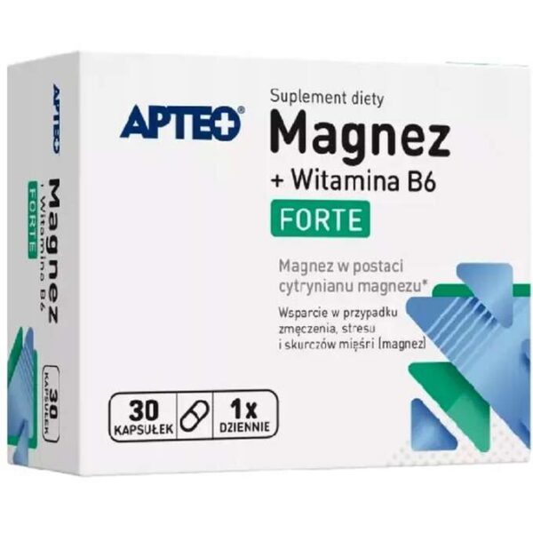 Apteo Magnesium Forte + Vitamin B6 Vitamine und Spurenelemente