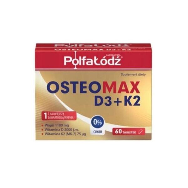Osteomax D3 + K2 Vitamine und Spurenelemente