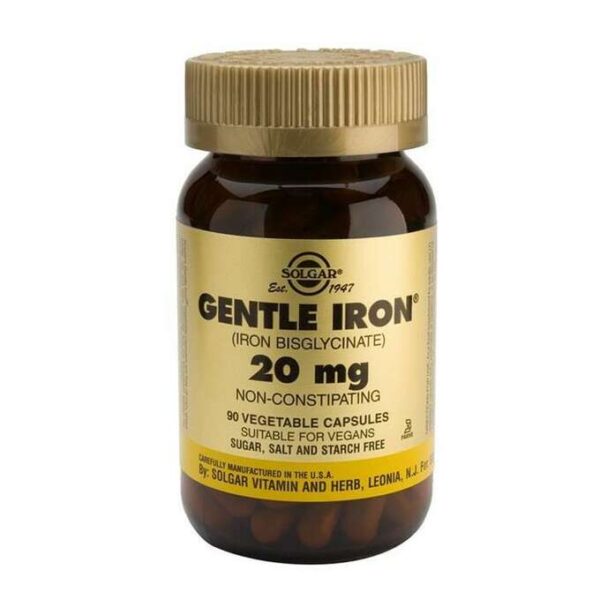 Solgar Sanftes Eisen 90 Kapseln Kreislauf