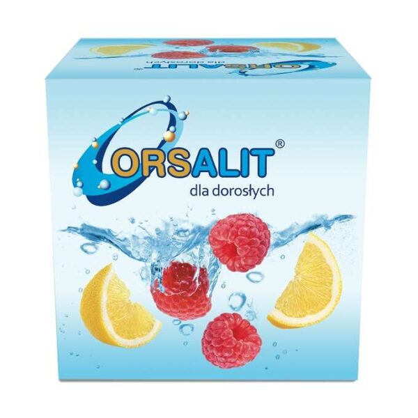 Orsalit für Erwachsene Zitronen-Himbeer-Geschmack 10 Beutel Vitamine und Spurenelemente