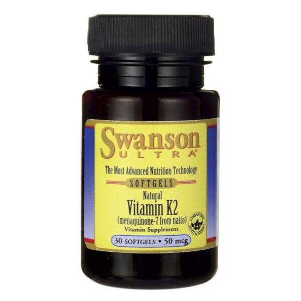 Swanson Vitamin K2 50mcg 30 Kapseln Vitamine und Spurenelemente