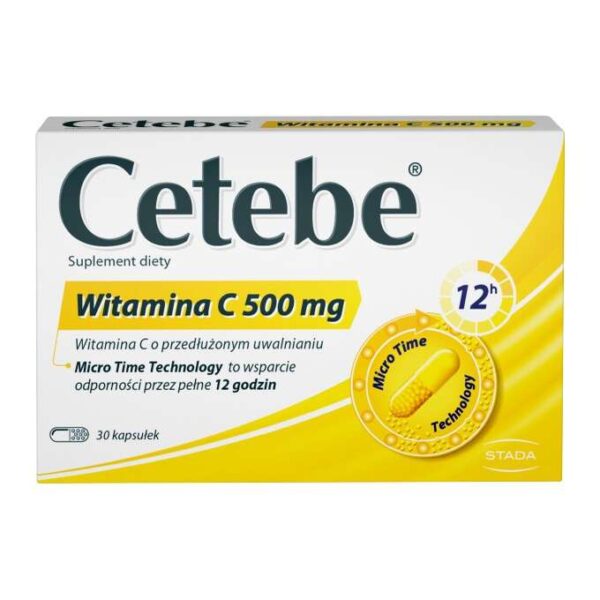 Cetebe Vitamin C 500 mg Immunität des Körpers