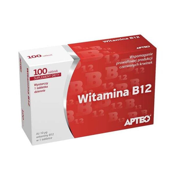 Apteo Vitamin B12 100 Tabletten Vitamine und Spurenelemente