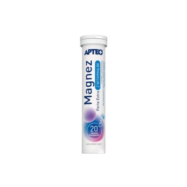 Apteo Magnesium Forte Extra mit Vitamin B6 Zitronengeschmack Vitamine und Spurenelemente