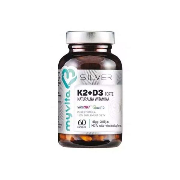 MyVita Silber Vitamin K2+D3 Forte 60 Kapseln Vitamine und Spurenelemente