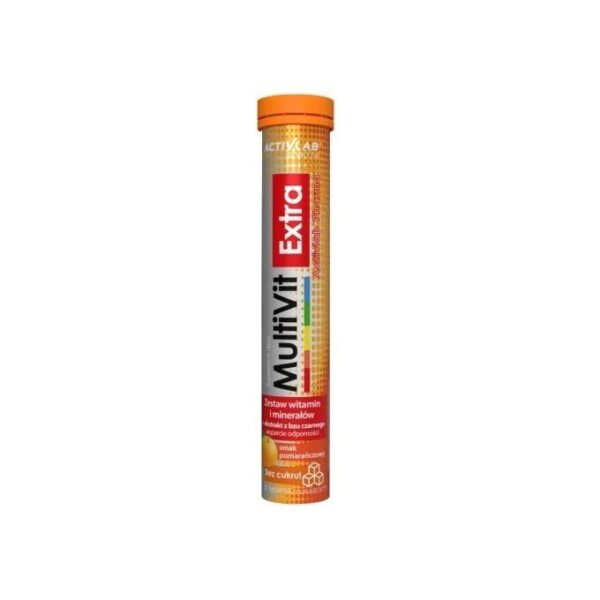 Activlab Pharma MultiVit Extra Orangengeschmack Vitamine und Spurenelemente