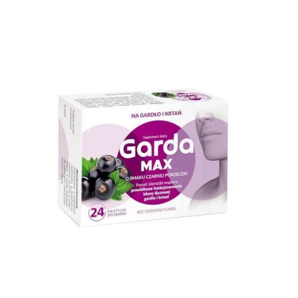 Garda Max schwarzer Johannisbeergeschmack Erkältungs- und Grippemedikamente