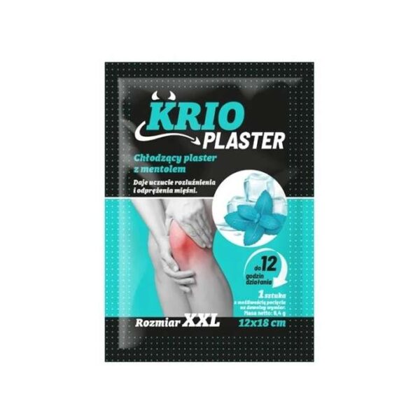 Kühlendes Cryo Patch mit Menthol Analgetika