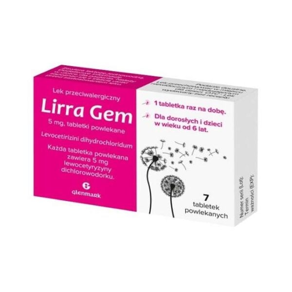 Lirra Gem 5mg Allergie und Heuschnupfen