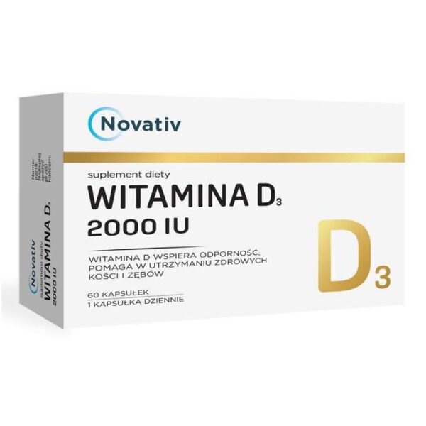 Novativ Vitamin D3 2000 IU Vitamine und Spurenelemente