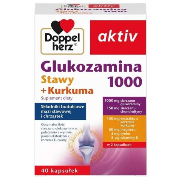 Doppelherz Aktiv Glucosamin 1000 Gelenke + Curcumin Gelenke