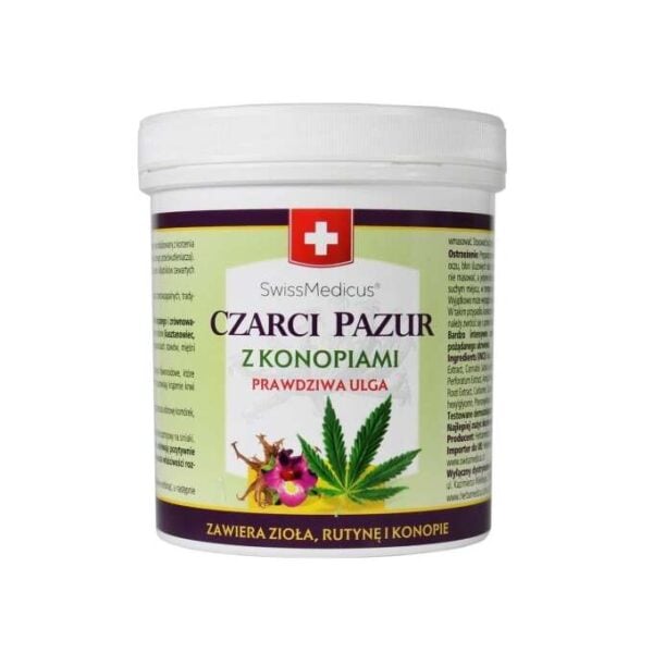 SwissMedicus Schwarze Kralle Gel mit Hanf Analgetika