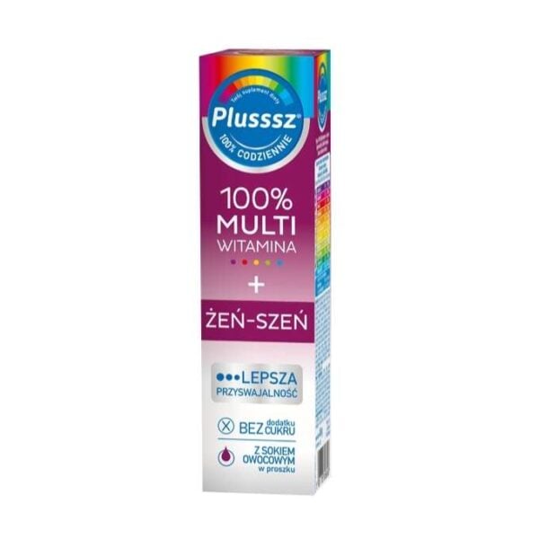 Plusssz 100% Multivitamin + Ginseng Vitamine und Spurenelemente