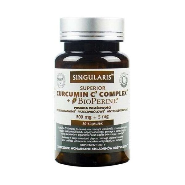 Singularis Superior Curcumin C3 Complex + Bioperine 30 Kapseln Digestiv