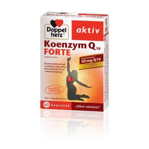 Doppelherz Aktiv Coenzym Q10 Forte 60 Kapseln Vitamine und Spurenelemente