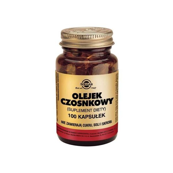 Solgar Knoblauchöl 100 Kapseln Immunität des Körpers