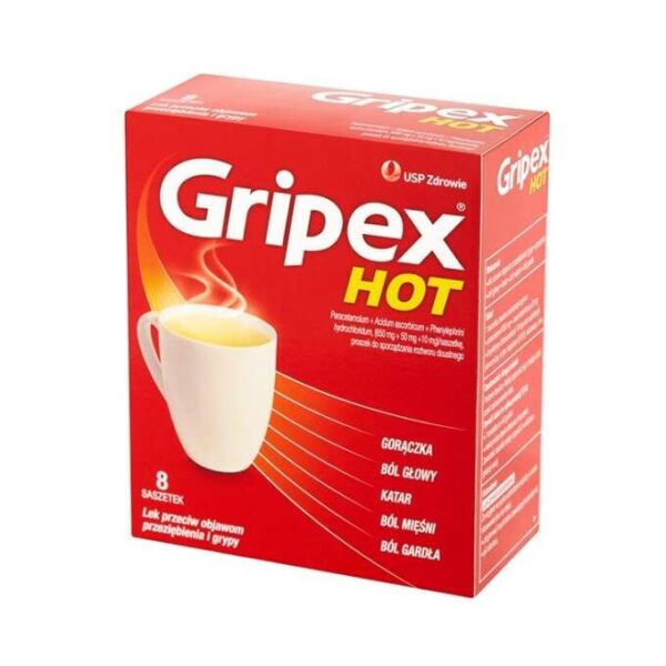 Gripex Hot Erkältungs- und Grippemedikamente