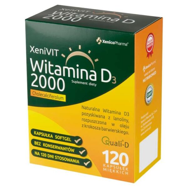 XeniVIT Vitamin D3 2000 Vitamine und Spurenelemente