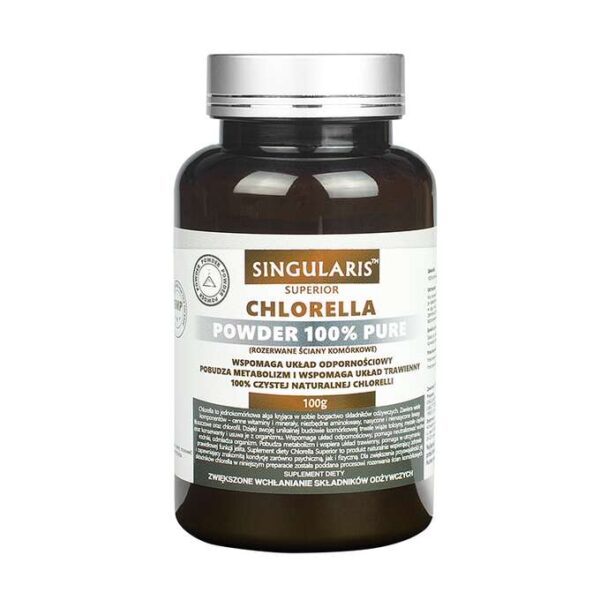 Singularis Superior Chlorella-Pulver 100% rein 100g Abnehmend