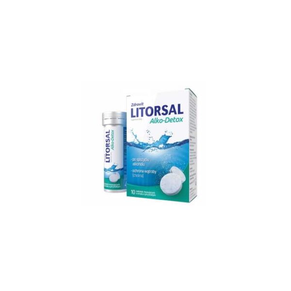 Zdrovit Litorsal Alko-Detox 10 Brausetabletten Wohlsein