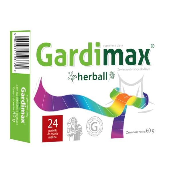 Gardimax Herball mit Himbeere 24 Lutschtabletten Erkältungs- und Grippemedikamente