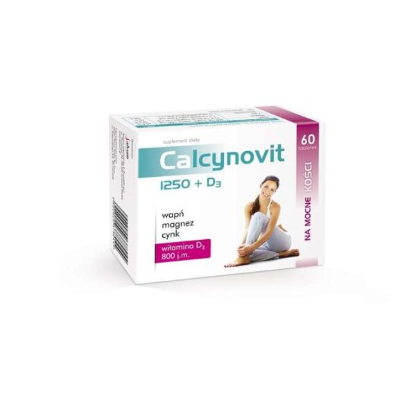 Calcynovit 1250+D3 60 Tabletten Gelenke