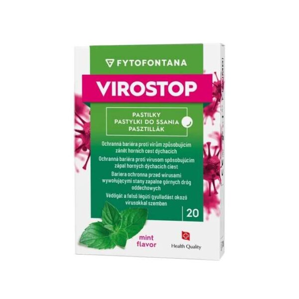 Fytofontana Virostop Lutschtabletten mit Minzgeschmack Erkältungs- und Grippemedikamente
